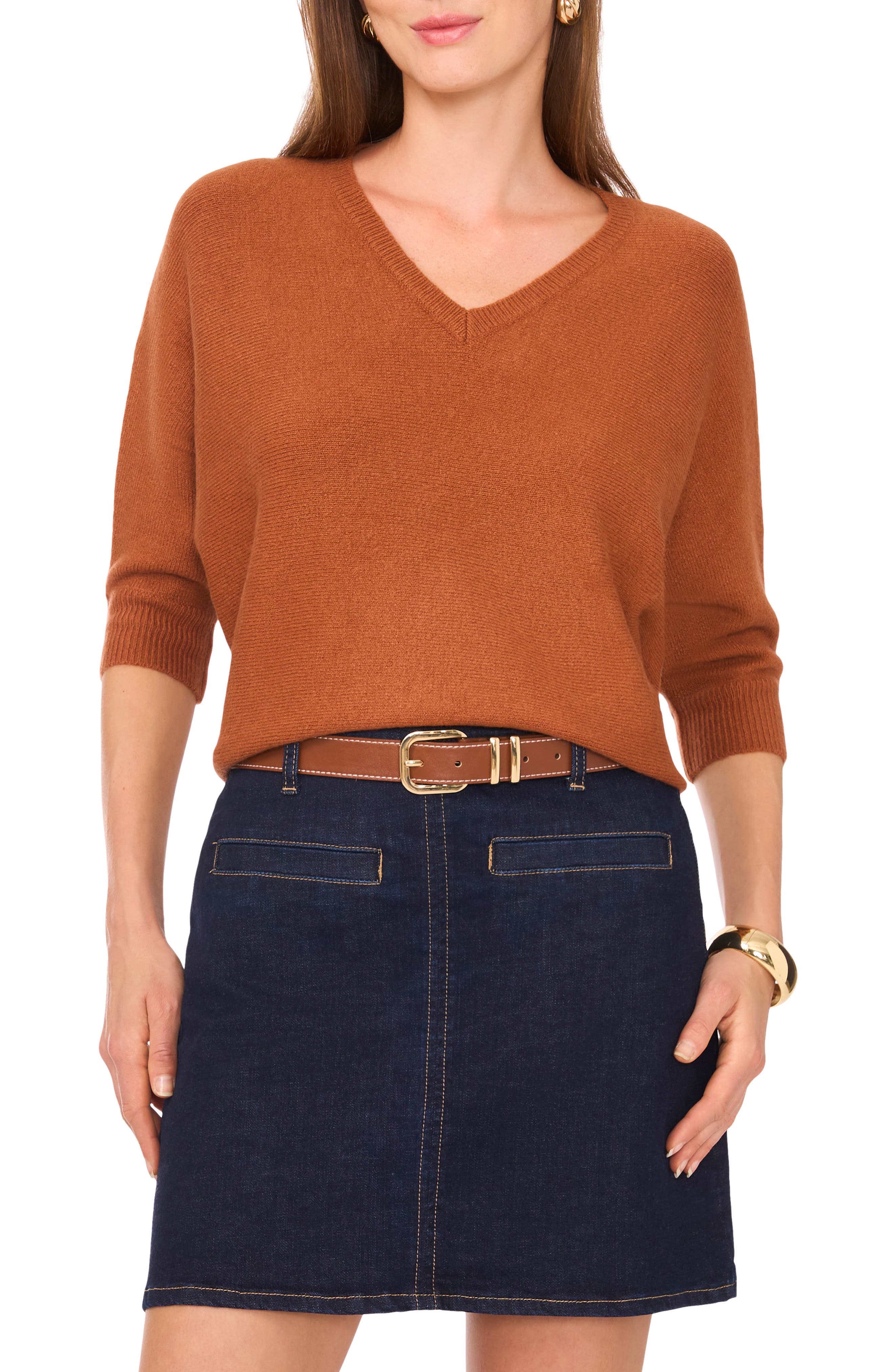 Vince Camuto Dolman Sleeve Sweater