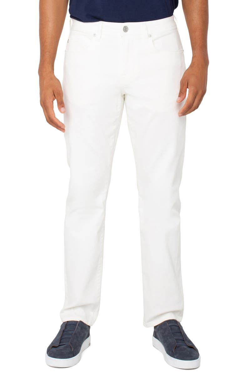 Liverpool Los Angeles Kingston Modern Straight Leg Jeans, Main, color, Egret