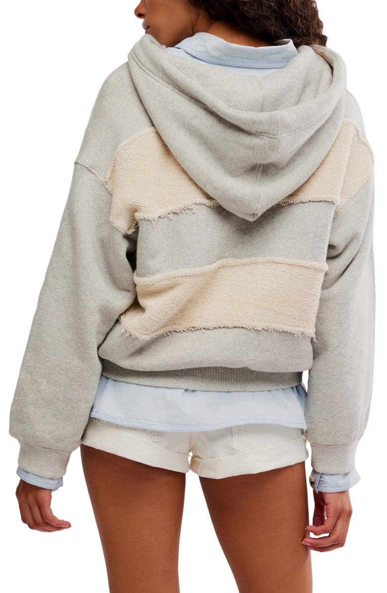 Free People Camp Crush Crop Cotton Blend Hoodie, Alternate, color,