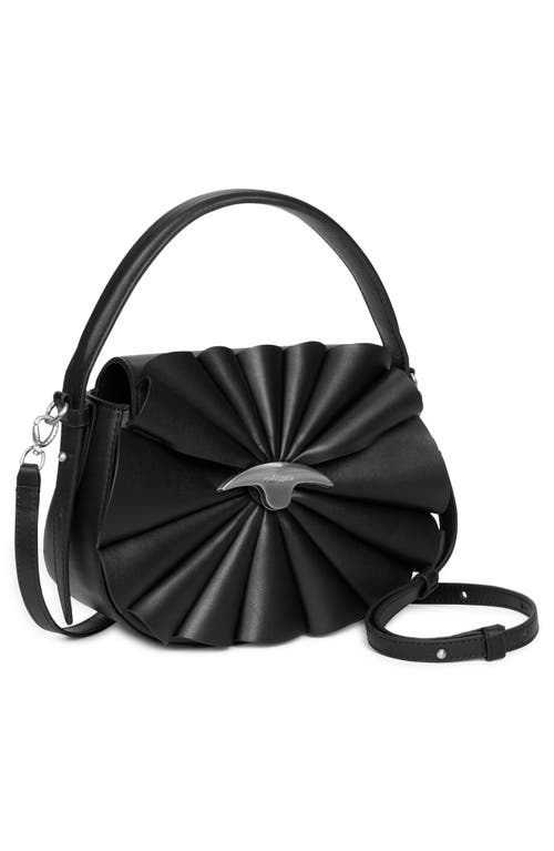 Shop Cult Gaia Janine Leather Top Handle Bag In Black