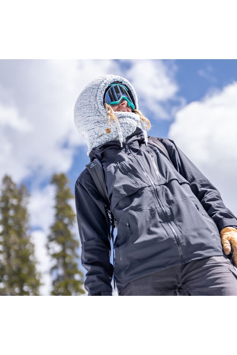 High Pile Fleece Booter Overhood, Alternate, color, Blk Cherry
