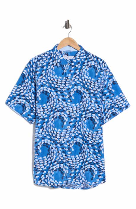 Tommy Bahama Nova Wave Get Reel Short Sleeve Button-Up Shirt