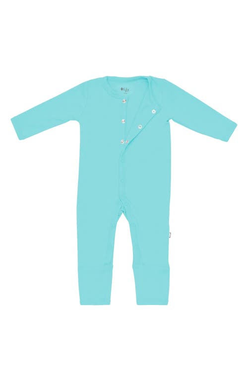Kyte Baby Robin Snap Romper In Blue