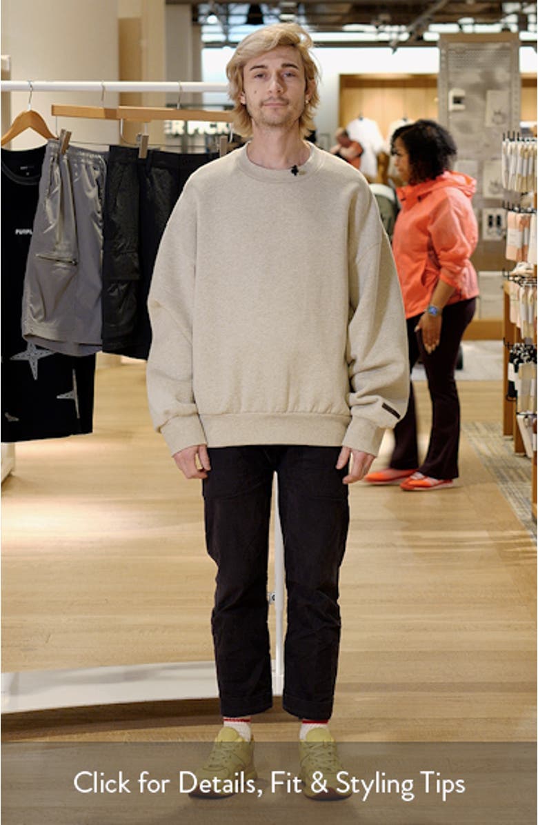 Classic Fit Logo Graphic Sweatshirt, sales video thumbnail