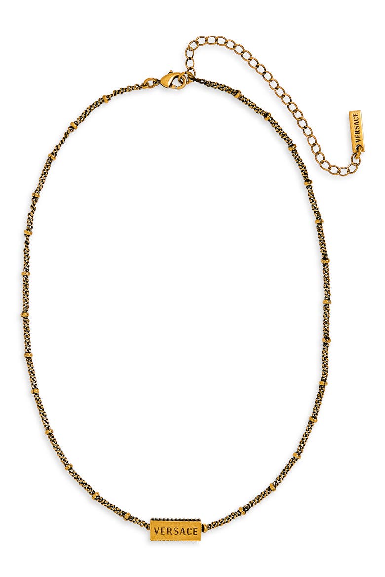 Men's Axis Chain Necklace, Main, color, SUN GOLD