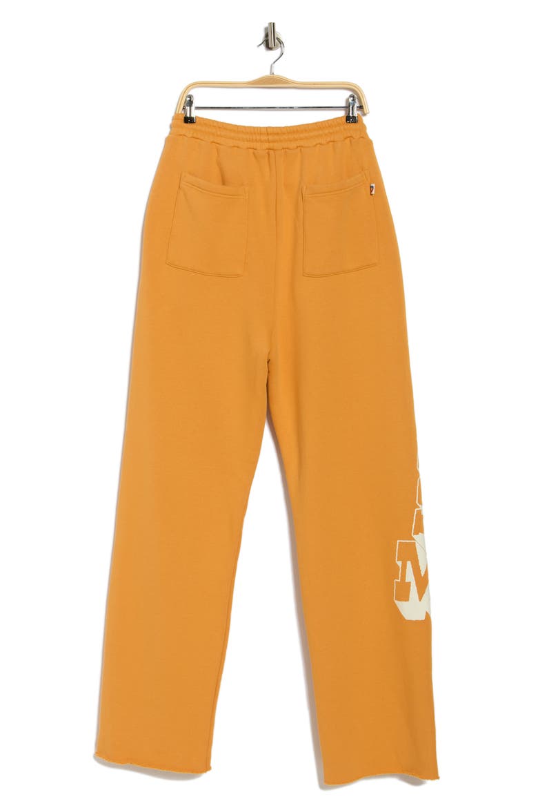 Star Drawstring Sweatpants, Alternate, color, DARK YELLOW