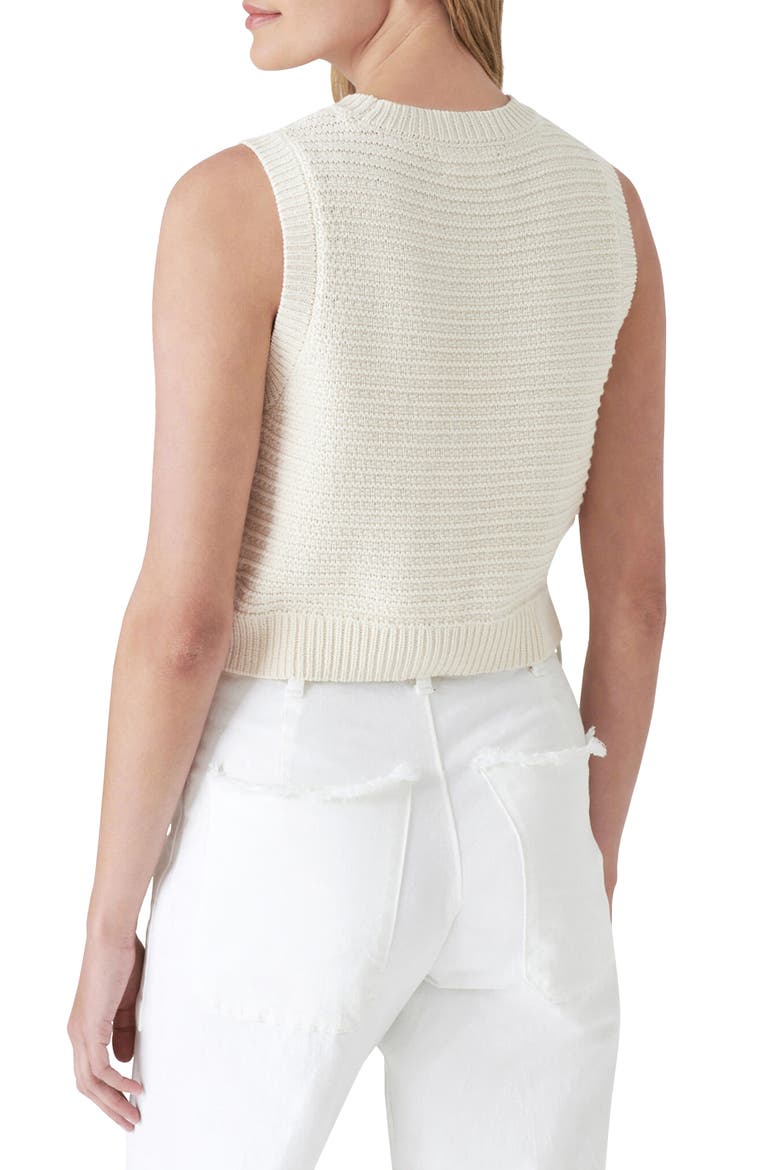 Cotton Sweater Vest, Alternate, color, CREAM