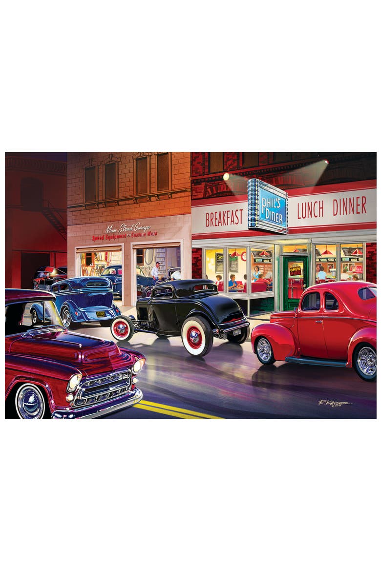 Phil's Diner 1000 Piece Jigsaw Puzzle, Alternate, color, Multicolor