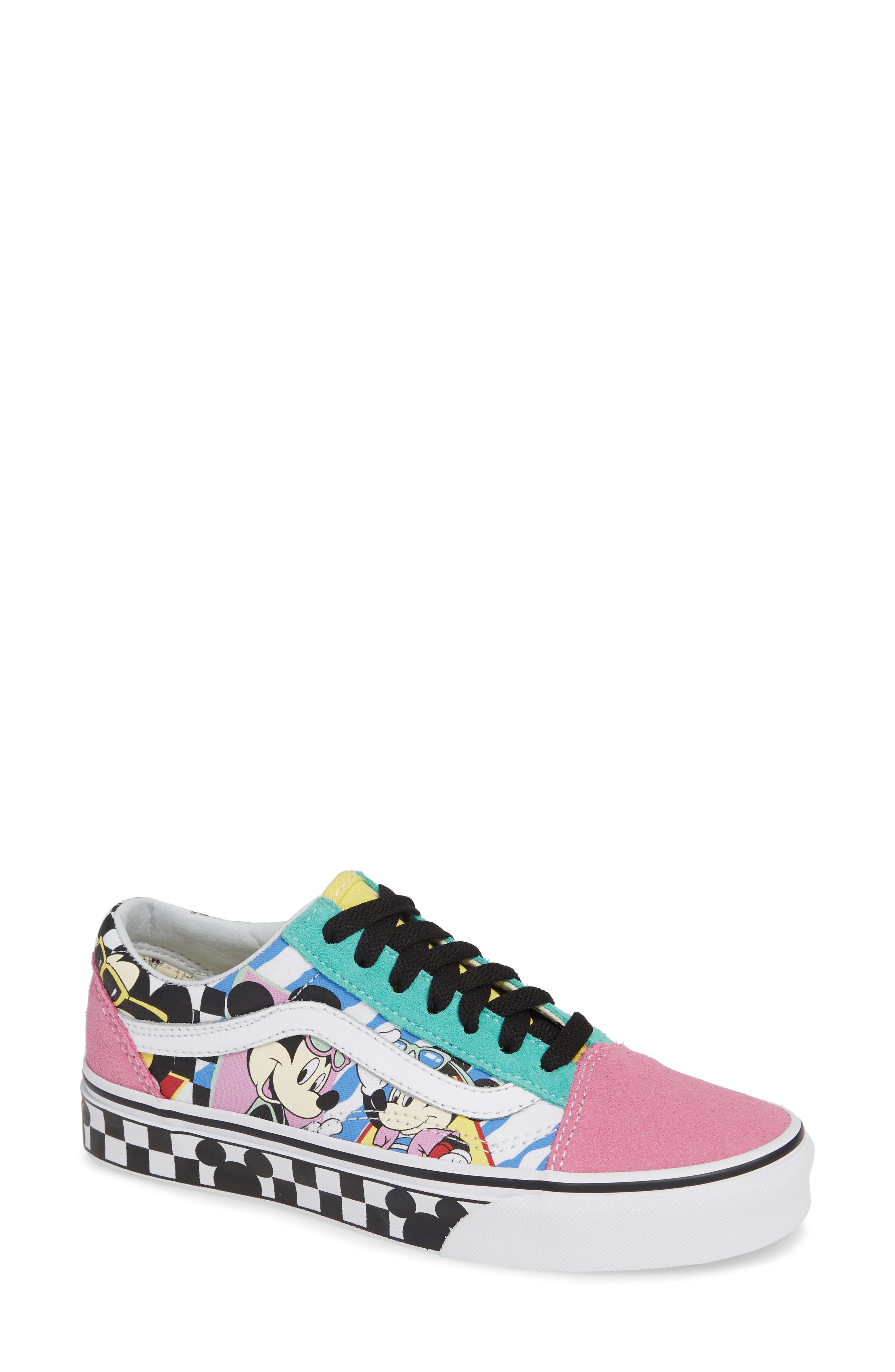 Vans x Disney Mickey Mouse UA Old Skool Low-Top Sneaker, Main, color, 