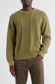 DARK SEAS Big Sur Mixed Stitch Sweater