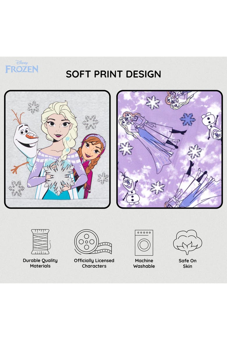 Frozen 2-Pack Skater Dresses, Alternate, color, Anna Elsa Purple Grey