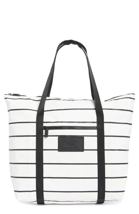 Pinstripe Tote Bag