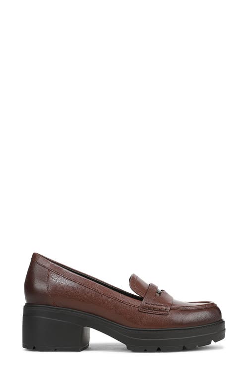 Naturalizer Penny Loafer Platform Pump In Brown