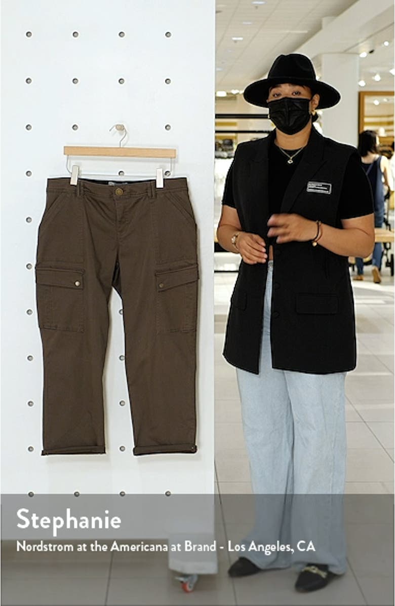 'Ab'Solution Roll Cuff Stretch Utility Pants, sales video thumbnail