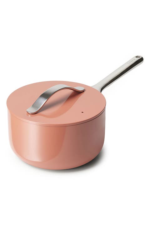 Nonstick Ceramic 3-Quart Sauce Pan with Lid