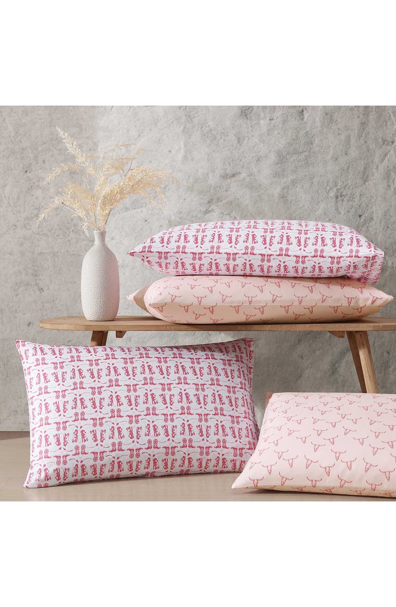 Wrangler Knockin' Boots Microfiber Sheet Set, Alternate, color, White