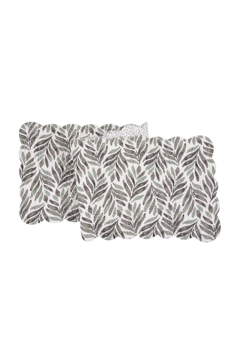 C&F Home Blair Dining Table Runner, Main, color, Grey