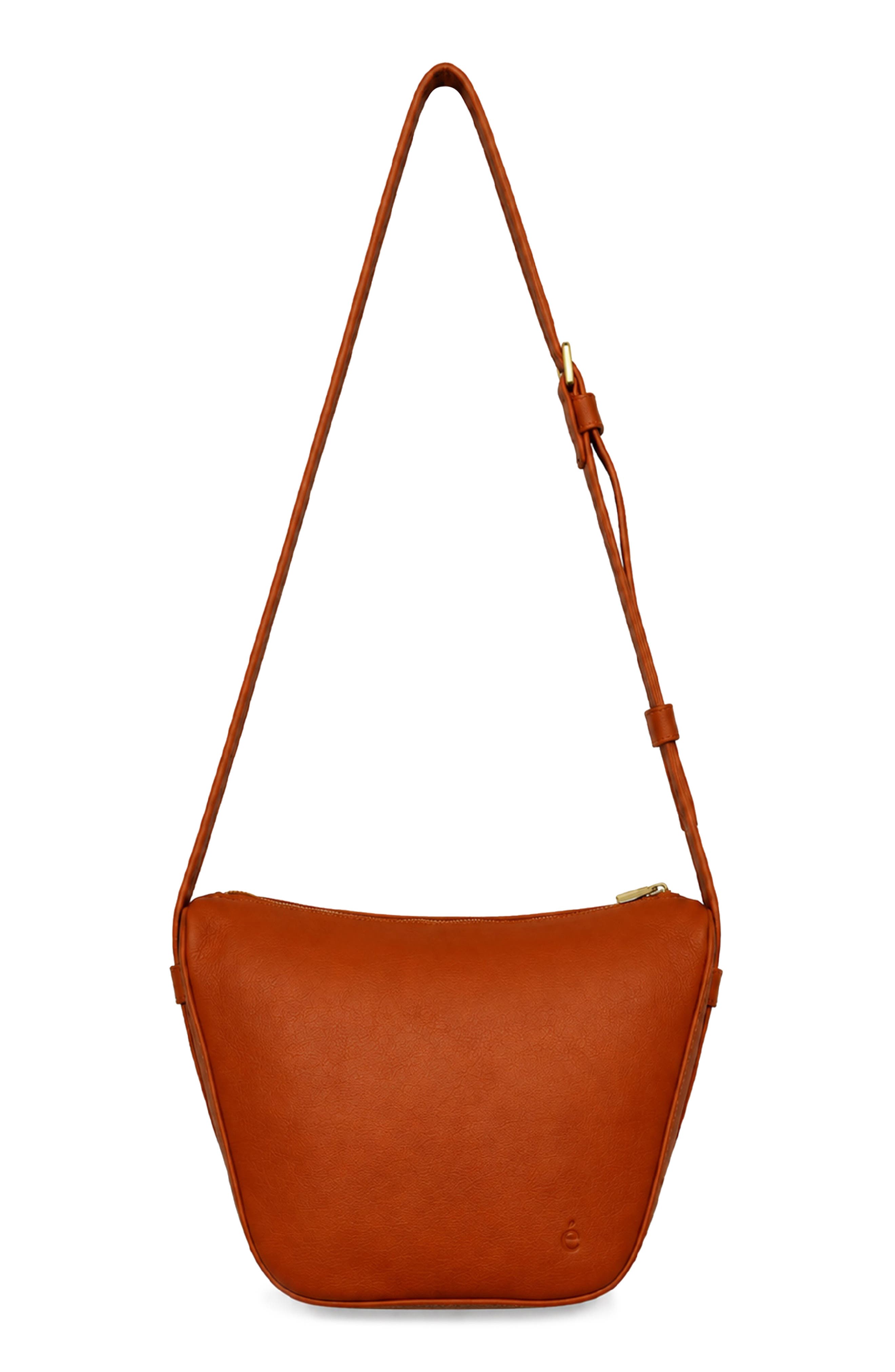 Lotta Leather Crossbody Bag, Alternate, color, RUST