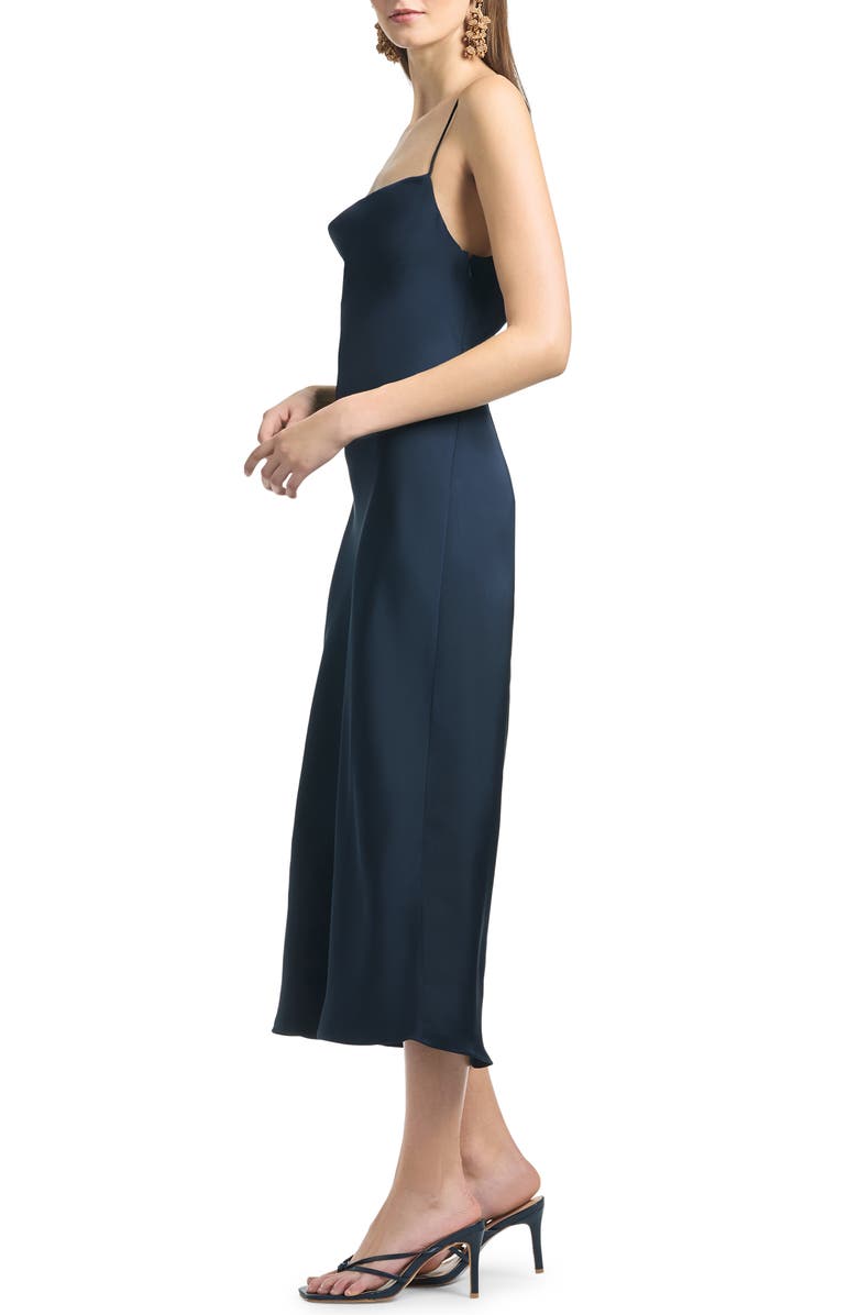 Sachin & Babi Serena Cowl Neck Satin Slipdress, Alternate, color, 