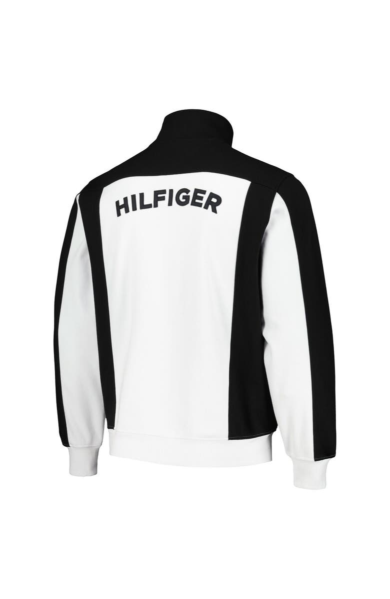 Tommy Hilfiger Men's Tommy Hilfiger White/Black Pittsburgh Steelers Nolan Full-Zip Track Jacket, Alternate, color, 