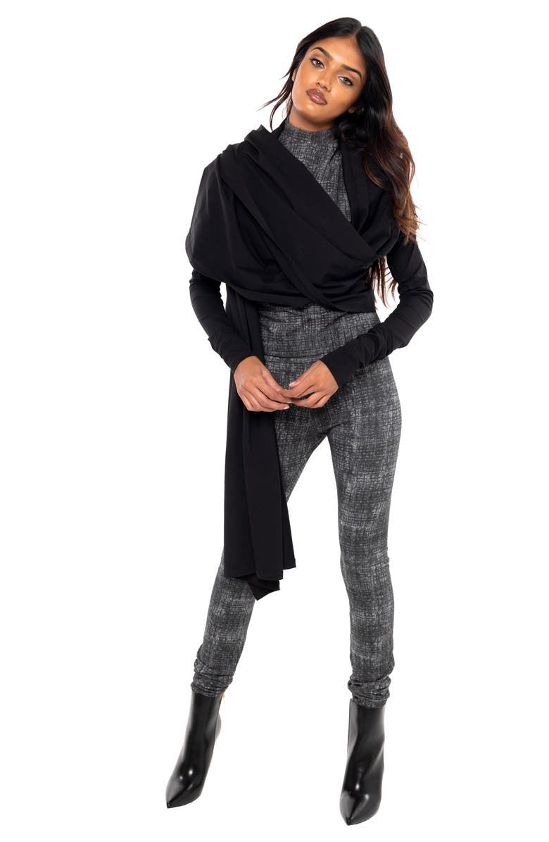 Dai Moda Cat Wrap Shawl, Alternate, color,