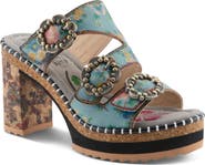 L'Artiste by Spring Step Milemarker Platform Slide Sandal