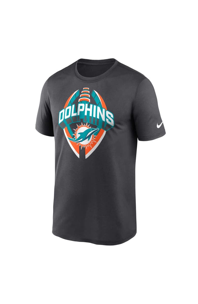 Nike Men's Nike Gray Miami Dolphins Legend Icon Performance T-Shirt, Alternate, color, Gray