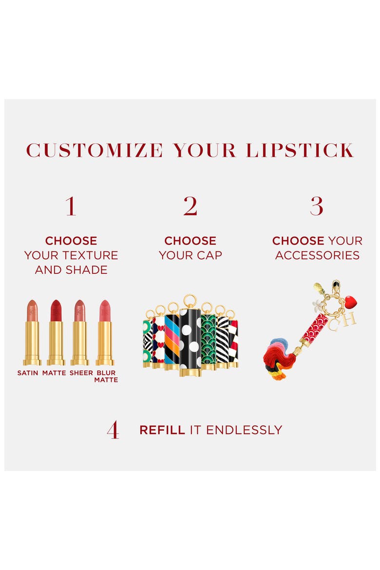 The Tassel Accessory Lipstick Charm, Alternate, color, BLACK