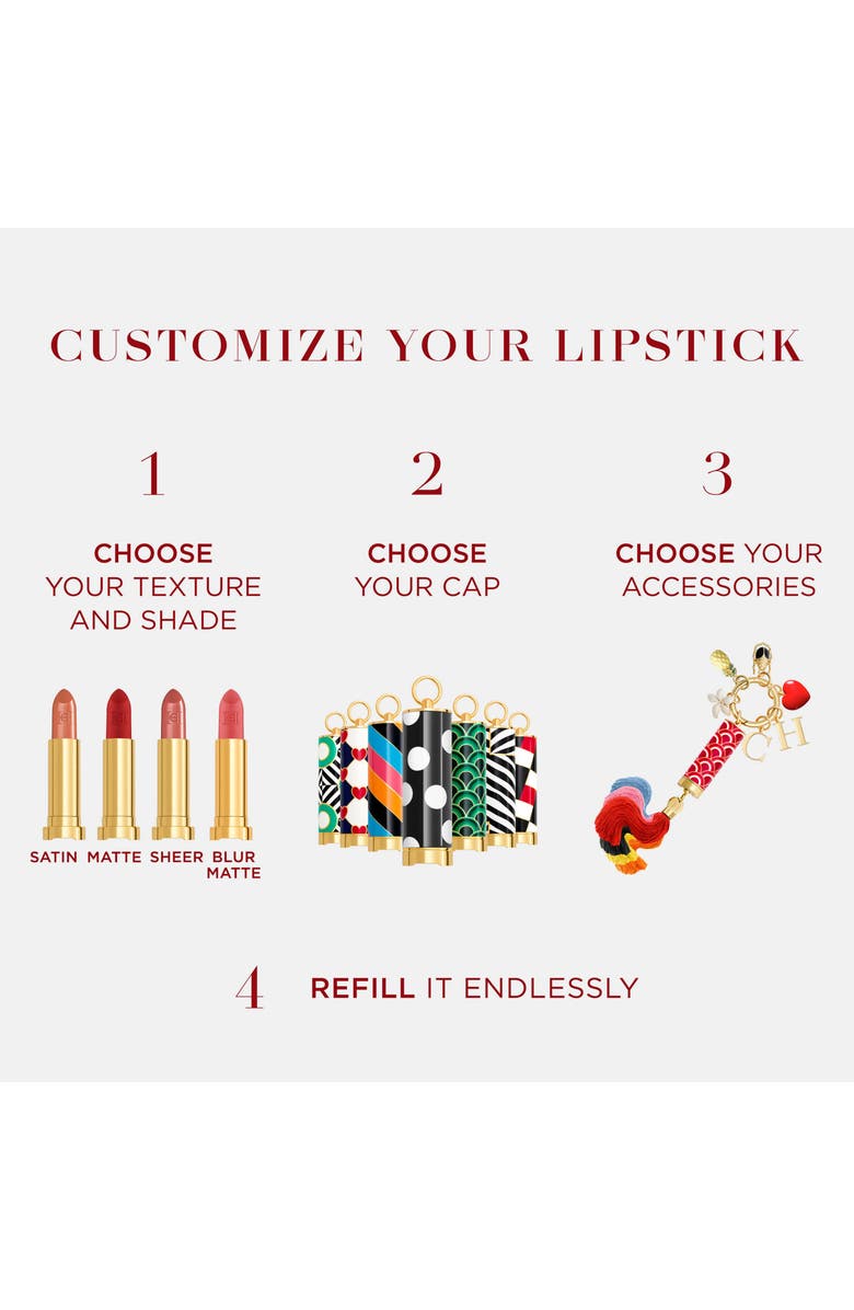 Carolina Herrera Fabulous Kiss Lipstick Cap, Alternate, color, Zebra