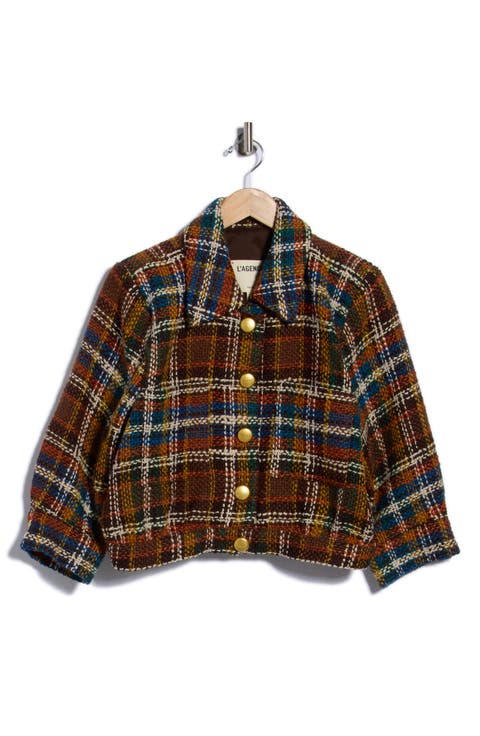 Jia Crop Tweed Jacket