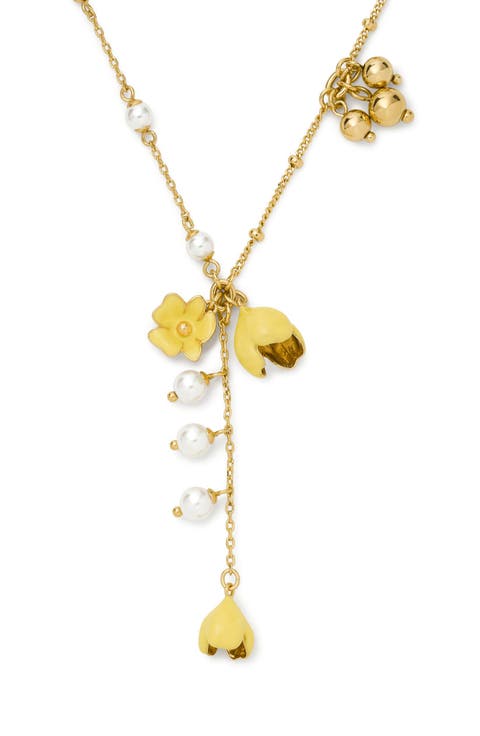 golden bloom y-necklace