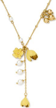 Kate Spade New York golden bloom y-necklace