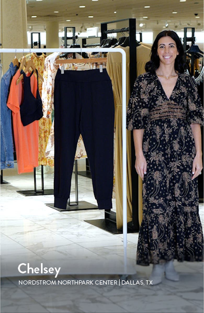 Studio Luxe High Waist Slim Joggers, sales video thumbnail