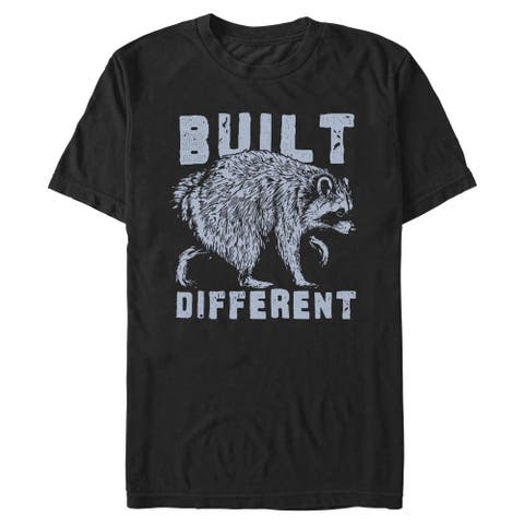Men's Jimothy the Raccoon Built Different Short Sleeve T-Shirt