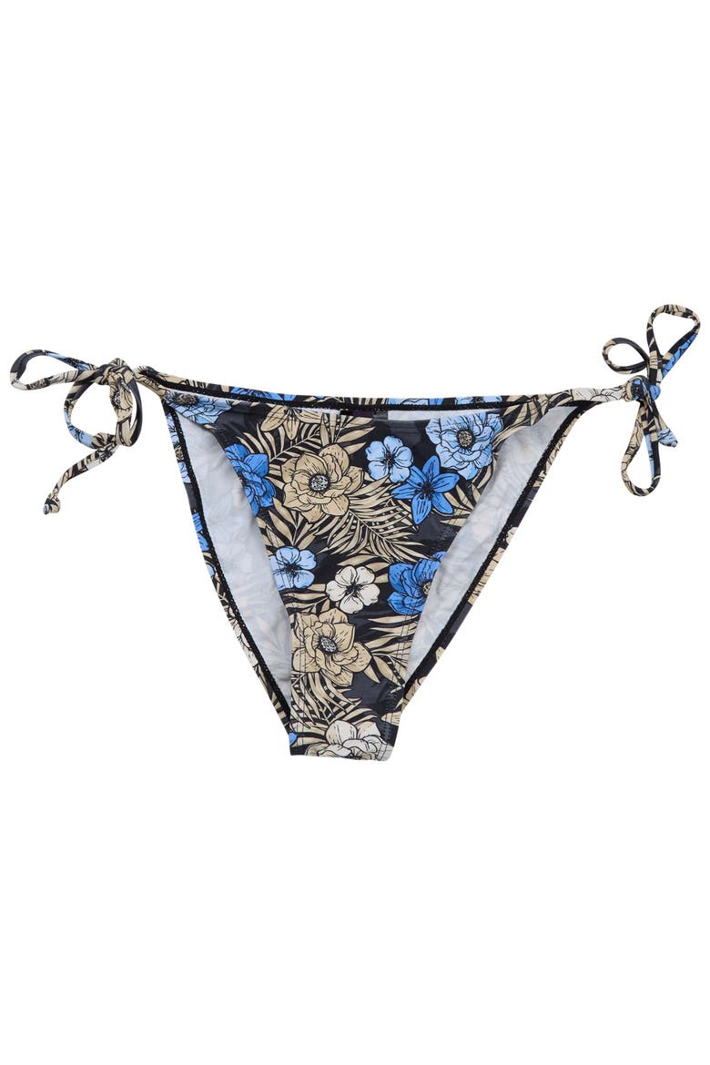 Tropical Mix Womens Bikini Bottom, Alternate, color, Tropical Mix Black