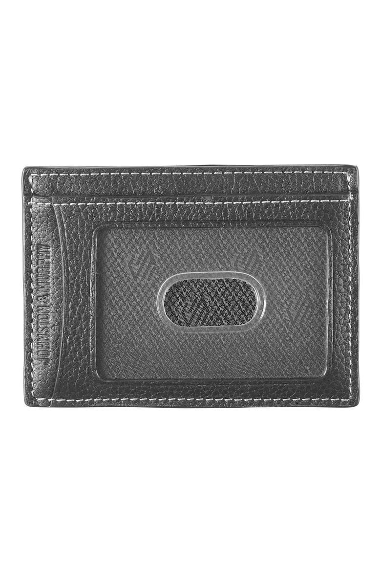 Kingston Leather Card Case, Alternate, color, BLACK PEBBLED
