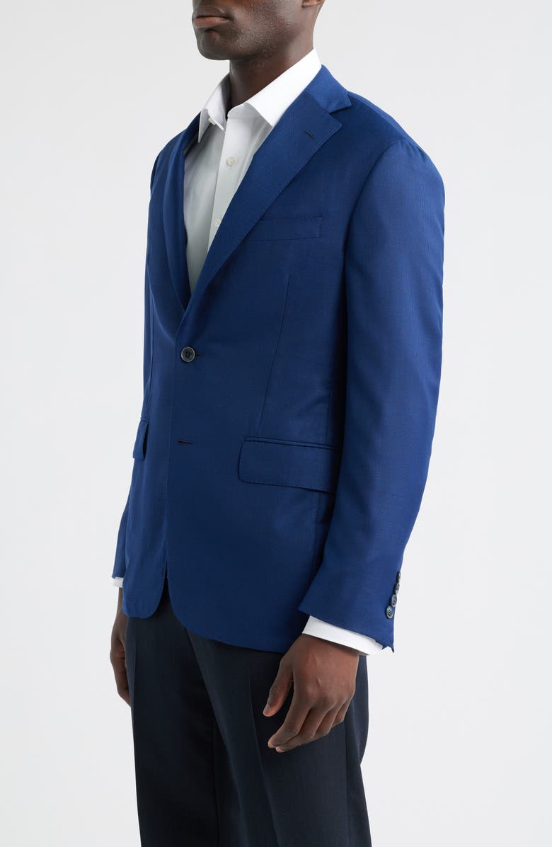Heritage Gold Blue Wool & Silk Sport Coat, Alternate, color, Blue