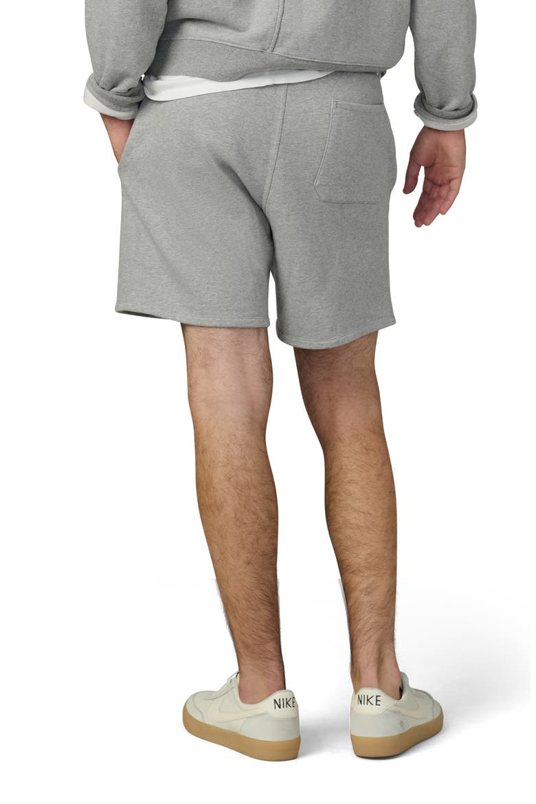 Bespoke Cotton Drawstring Shorts, Alternate, color, HEATHER GREY