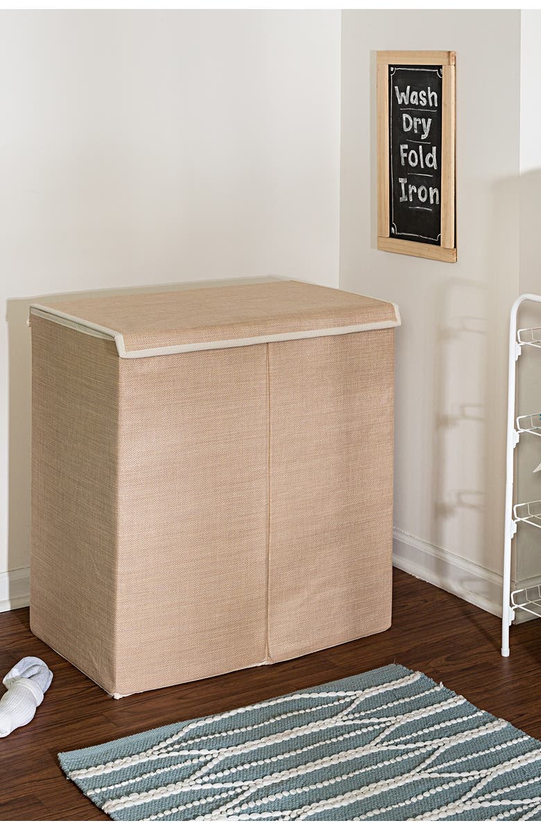 HONEY-CAN-DO Resin Double Hamper, Alternate, color, 