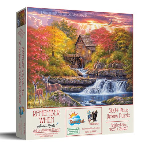 Remember When 500 piece Jigsaw Puzzle for Adults Large Pieces
