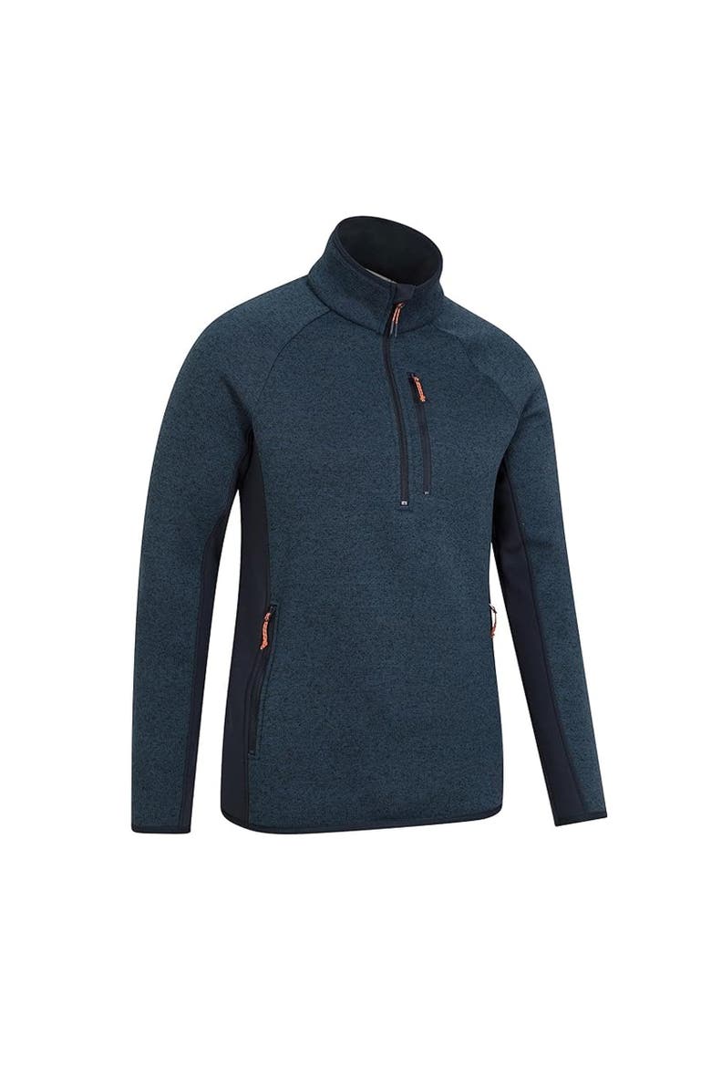 Treston Fleece Top, Alternate, color, Navy