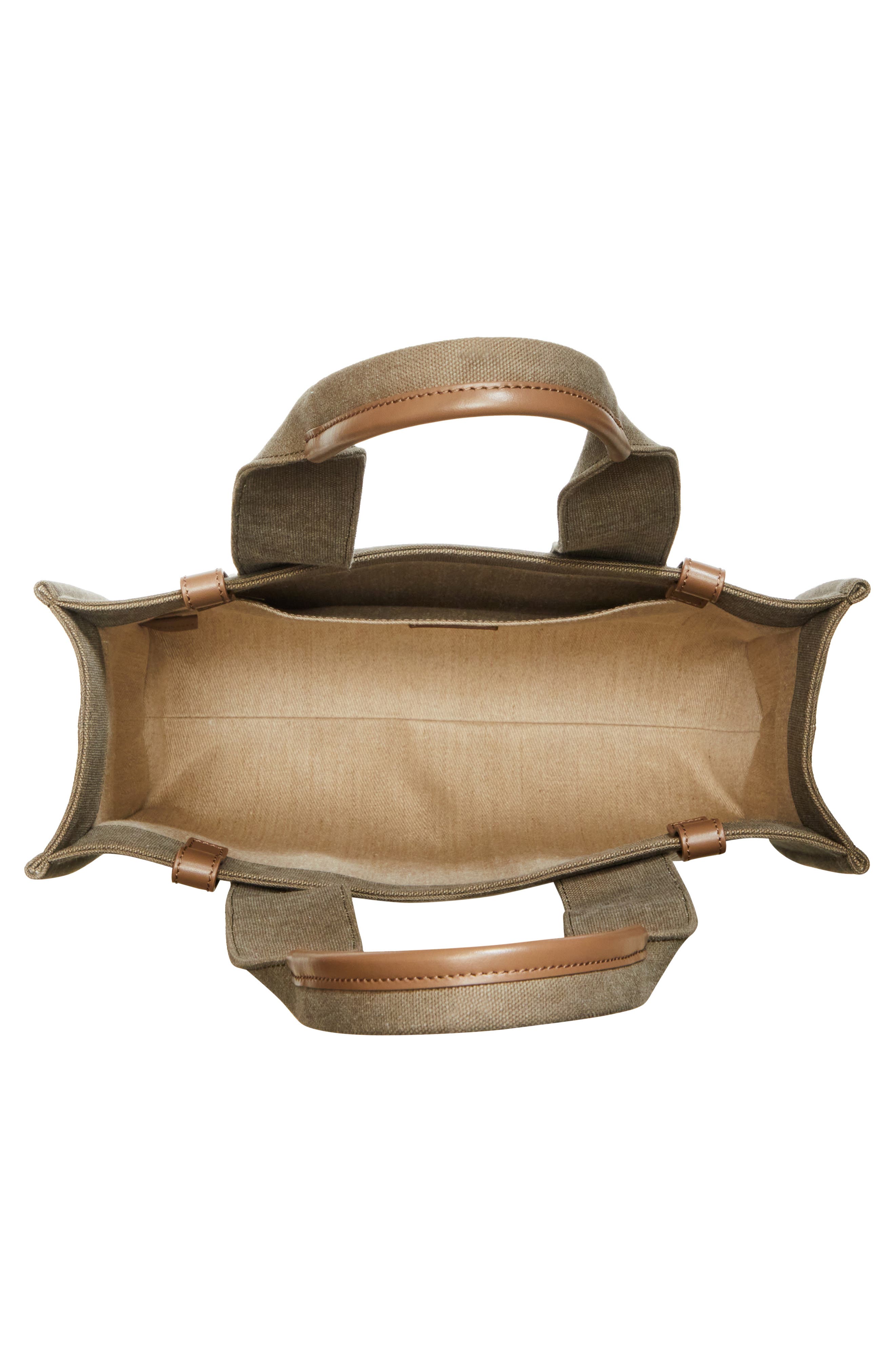 Chloé Woody Linen Canvas Tote, Alternate, color, 