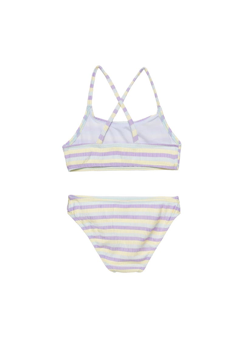 Lollipop Textured Criss Cross Strap Swim Set, Alternate, color, Lollipop-Multi