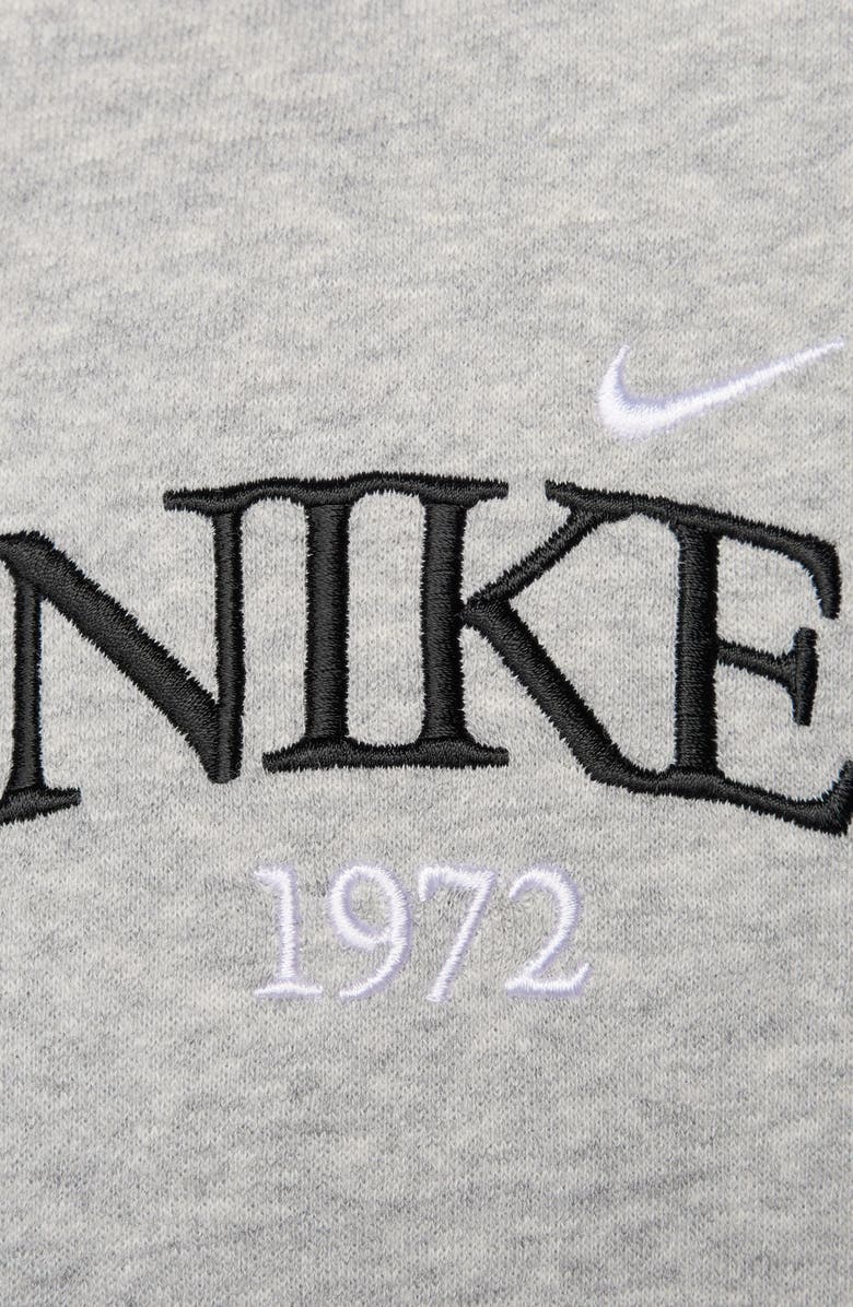 Nike Phoenix Fleece Varsity Oversize Crewneck Sweatshirt, Alternate, color,