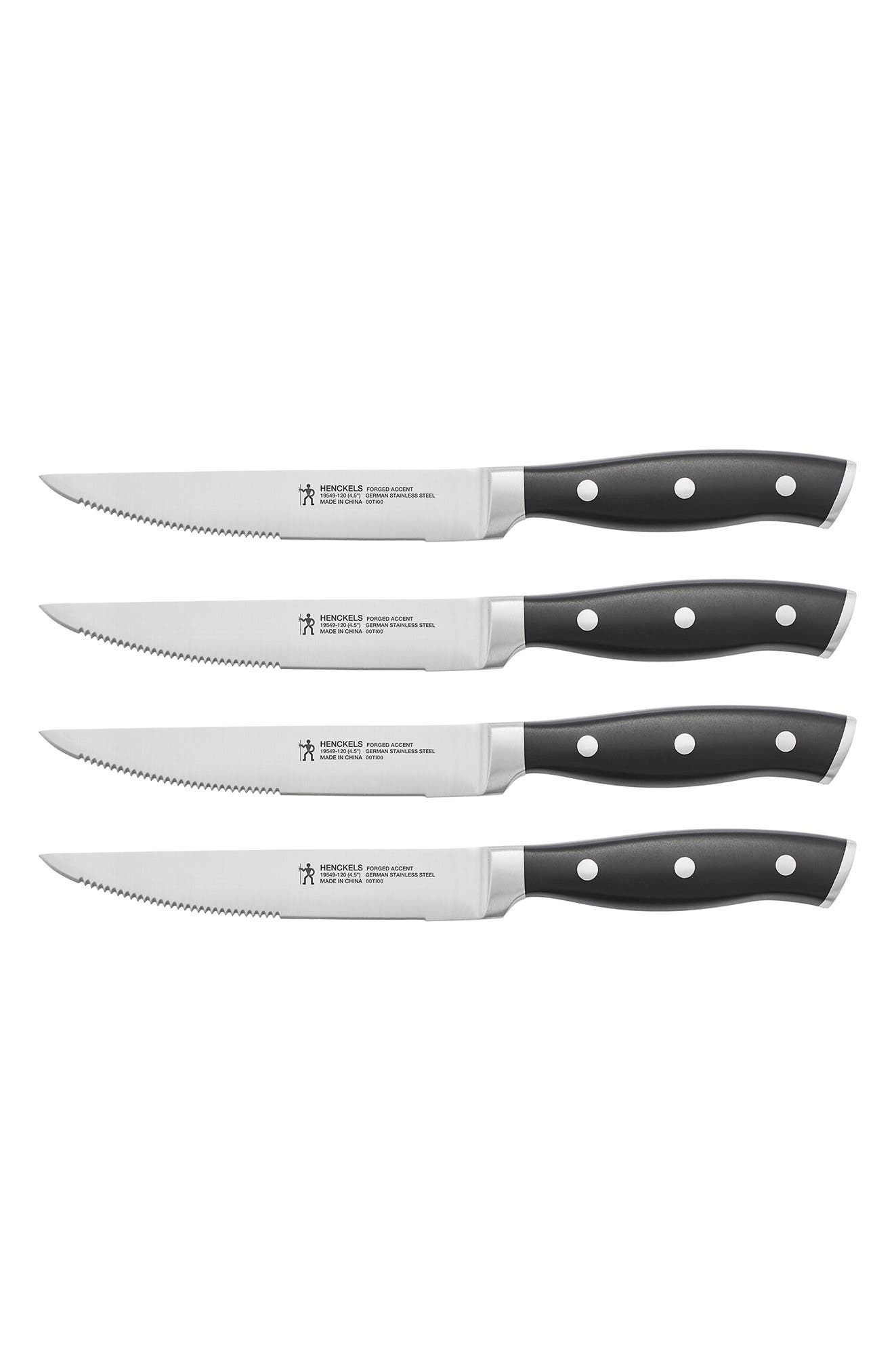HENCKELS CUTLERY International Forged Accent 4-Piece Steak Knife Set