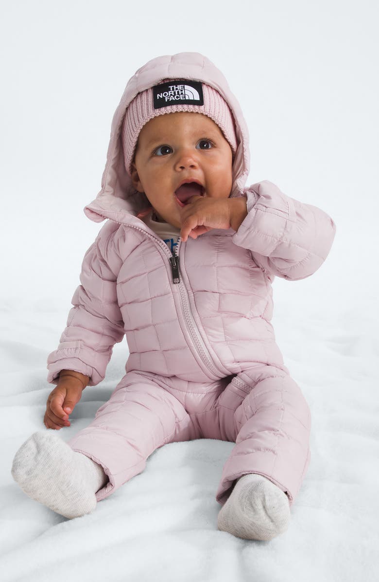 The North Face ThermoBall<sup>™</sup> Water Repellent One-Piece Snowsuit, Alternate, color, Pale Blossom