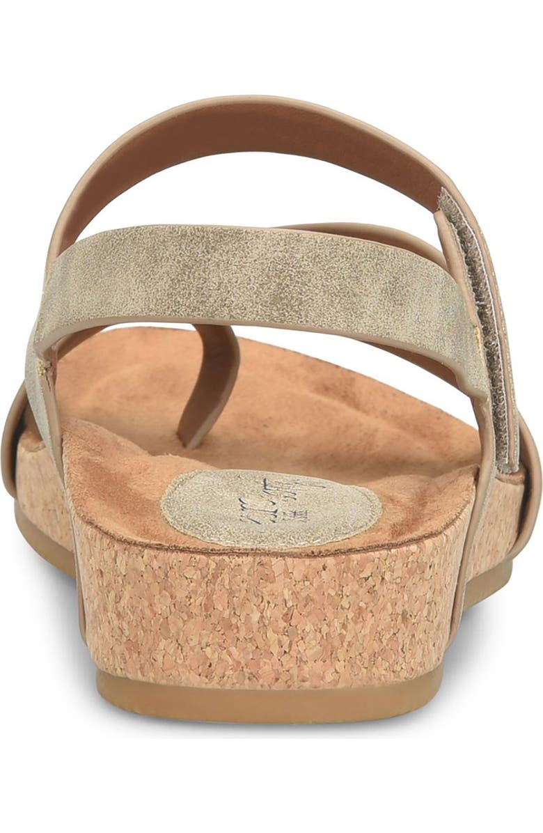 EUROSOFT Gannon Wedge Sandal, Alternate, color, Stone Taupe