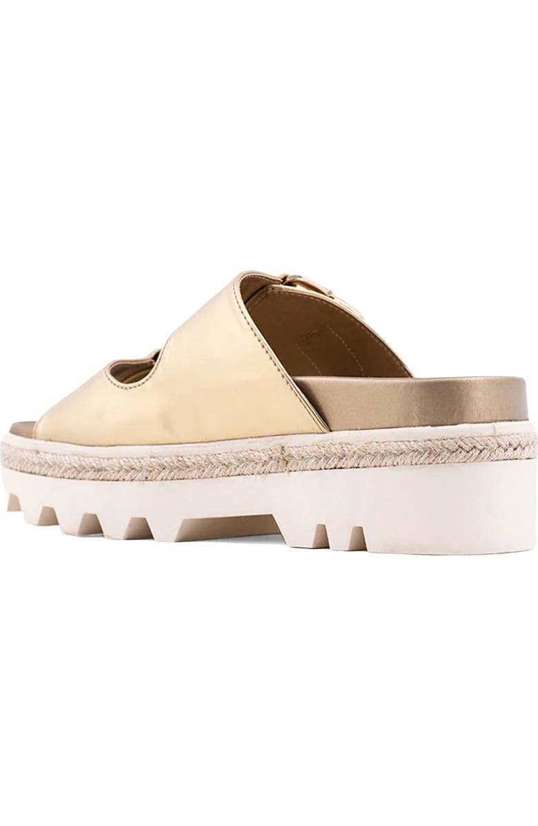 SHUSHOP Xyla Lug Sole Sandal, Alternate, color, Gold