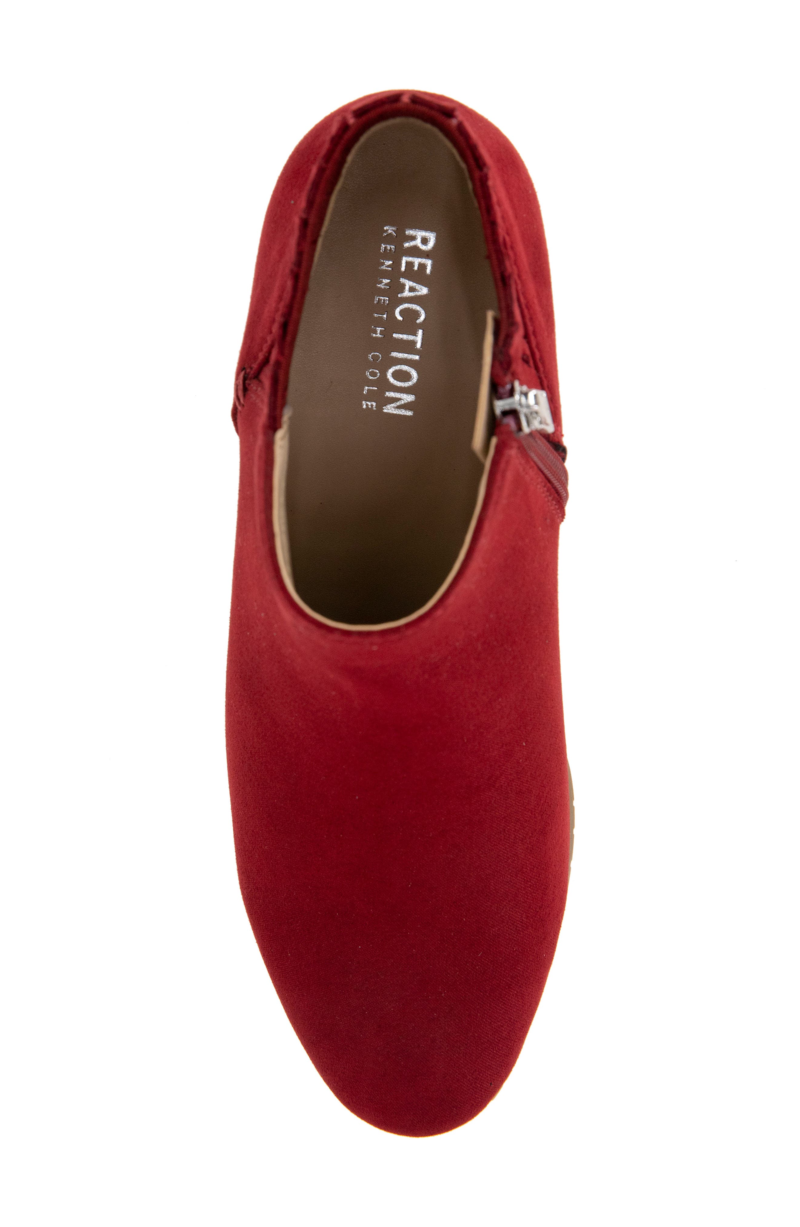 Reaction Kenneth Cole Shea Zip Ankle Boot, Alternate, color, Rio Red Micro