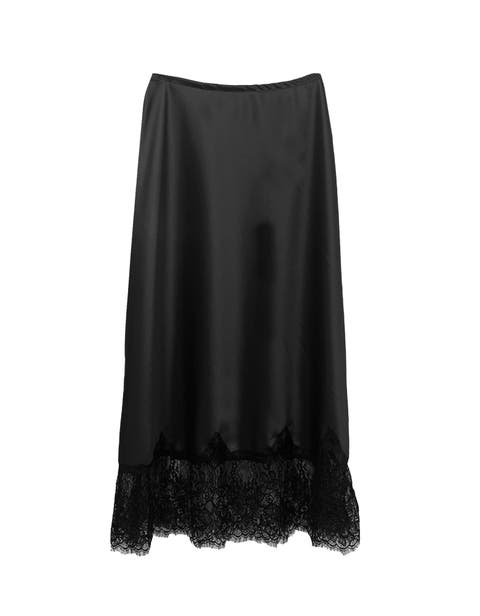 Bias Lace Skirt